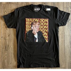 President Trump Donald Trump Teflon Don MAGA Tee Medium Black